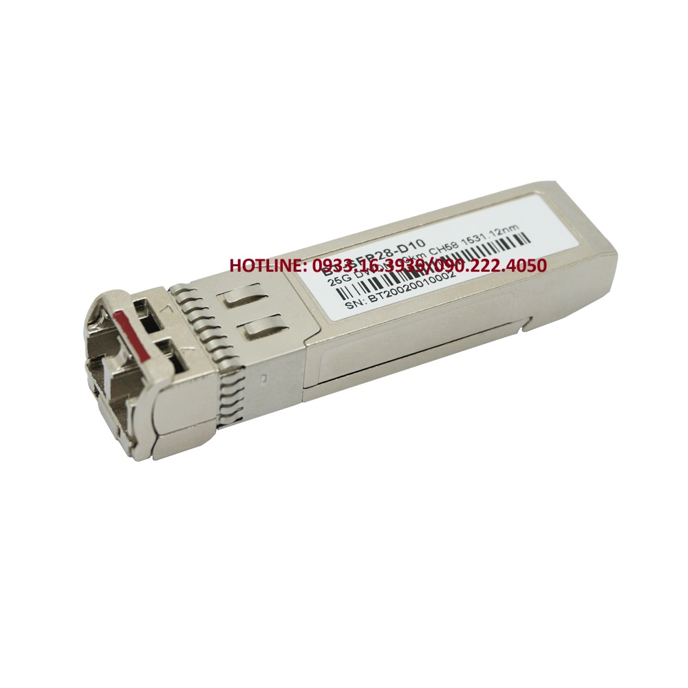 25G SFP28 LR/SR Transceivers LC duplex (Module SFP quang loại 25G 1310nm, 300M/10/20/40/80km. 2 cổng) 
