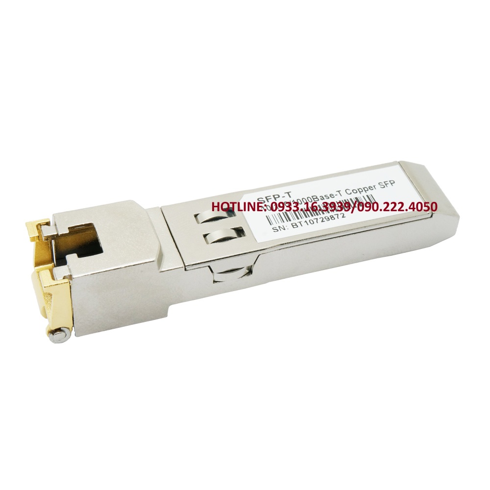 Copper SFP Transceiver Module 10/100/1000Mbps RJ45 UTP Port (Module SFP đồng cổng RJ45)